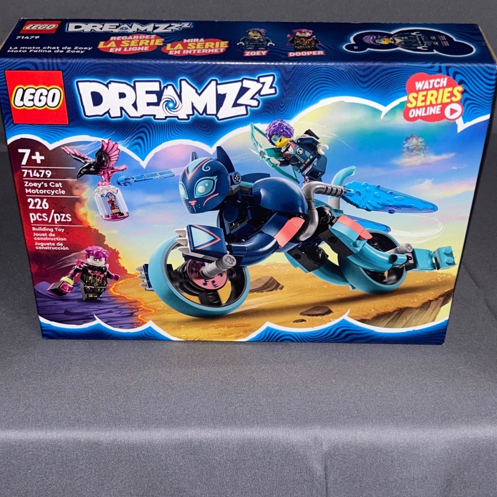 LEGO DREAMZZZ 71479 Zoey's Cat Motorcycle Building Toy 226 Pieces Ages 7+ NIB